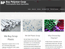 Tablet Screenshot of baypolymer.com